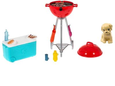 Barbie Mini Conjunto Com Pets 26cm
