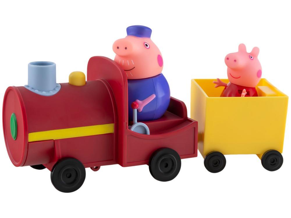 Boneco Peppa Pig Trêm do Vovô Pig 9,1cm - 1