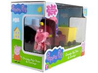Boneco Peppa Pig Trêm do Vovô Pig 9,1cm - 8
