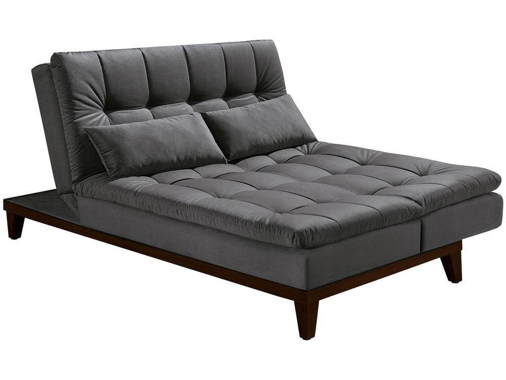 Sofá-cama Casal 3 Lugares Suede Linoforte Jade BPM A2 - 8