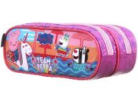 Estojo Escolar Duplo Peppa Pig Rosa - 2