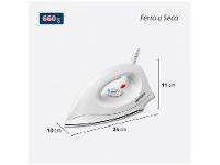 Ferro de Passar Roupa a Seco Mondial FSN-55-W - 14