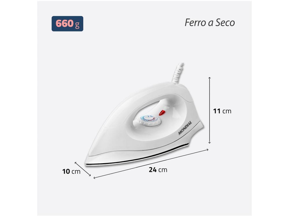 Ferro de Passar Roupa a Seco Mondial FSN-55-B - 14