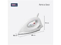 Ferro de Passar Roupa a Seco Mondial FSN-55-B - 14