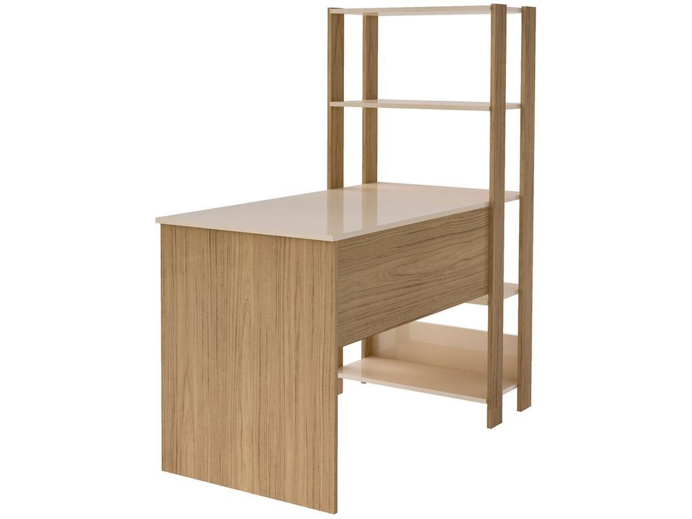 Escrivaninha de Estudo com Estante Lateral - 5