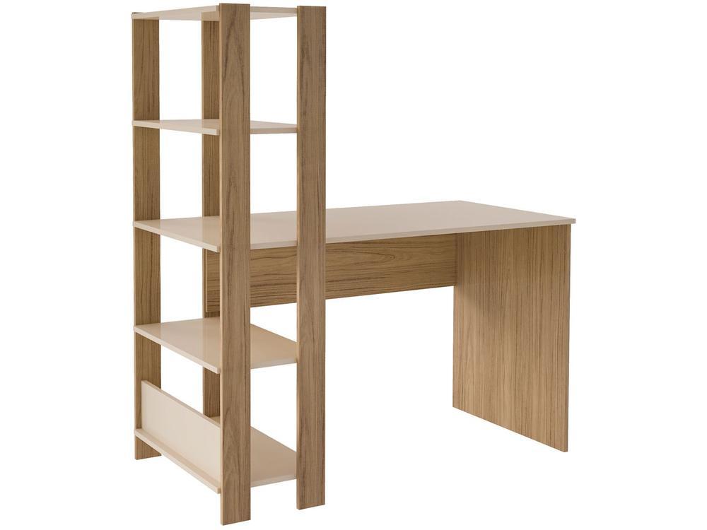 Escrivaninha de Estudo com Estante Lateral - 6