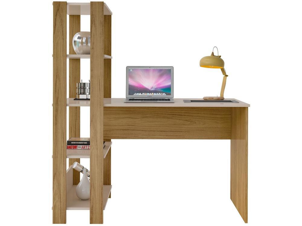 Escrivaninha de Estudo com Estante Lateral - 7
