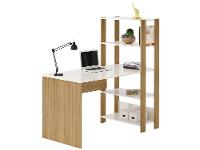 Escrivaninha de Estudo com Estante Lateral - 8