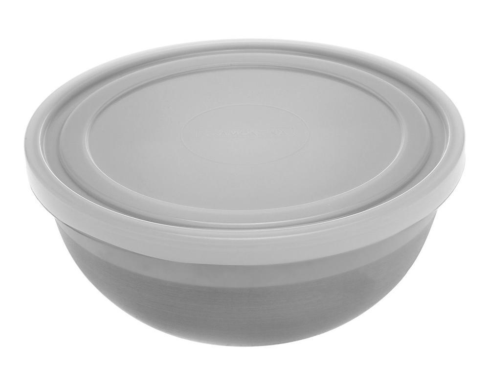 Jogo de Potes de Inox Tramontina com Tampa Redondo Freezinox 3 Peças - 6