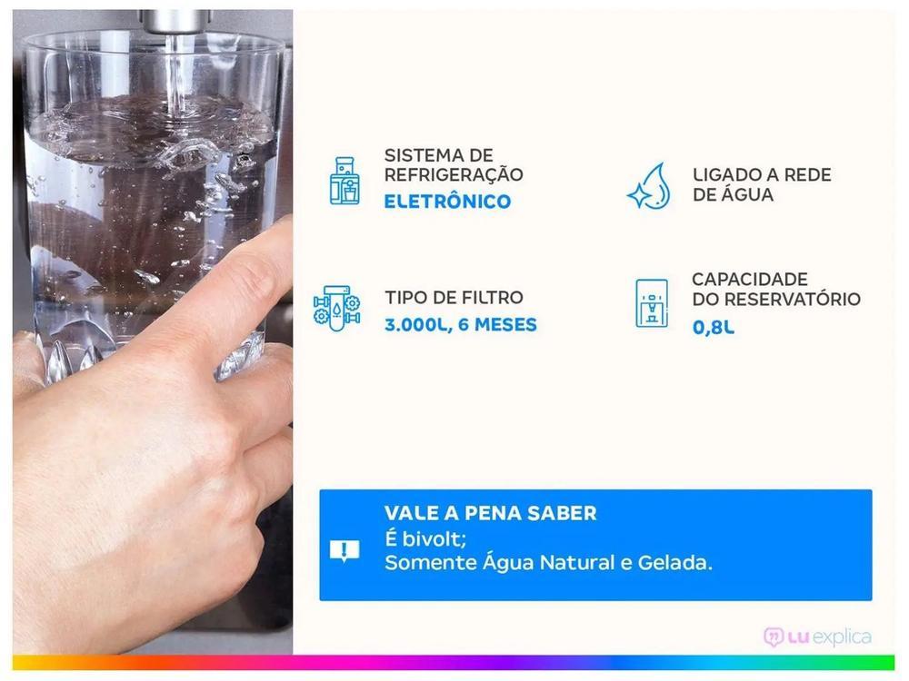 Purificador de Água Electrolux de Mesa Branco Acqua Pure4x Água Gelada Natural e Fria PE12B - 2