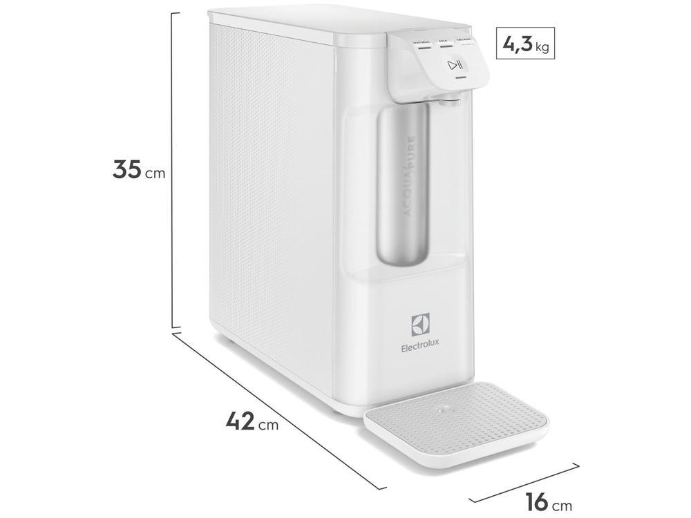 Purificador de Água Electrolux de Mesa Branco Acqua Pure4x Água Gelada Natural e Fria PE12B - 3