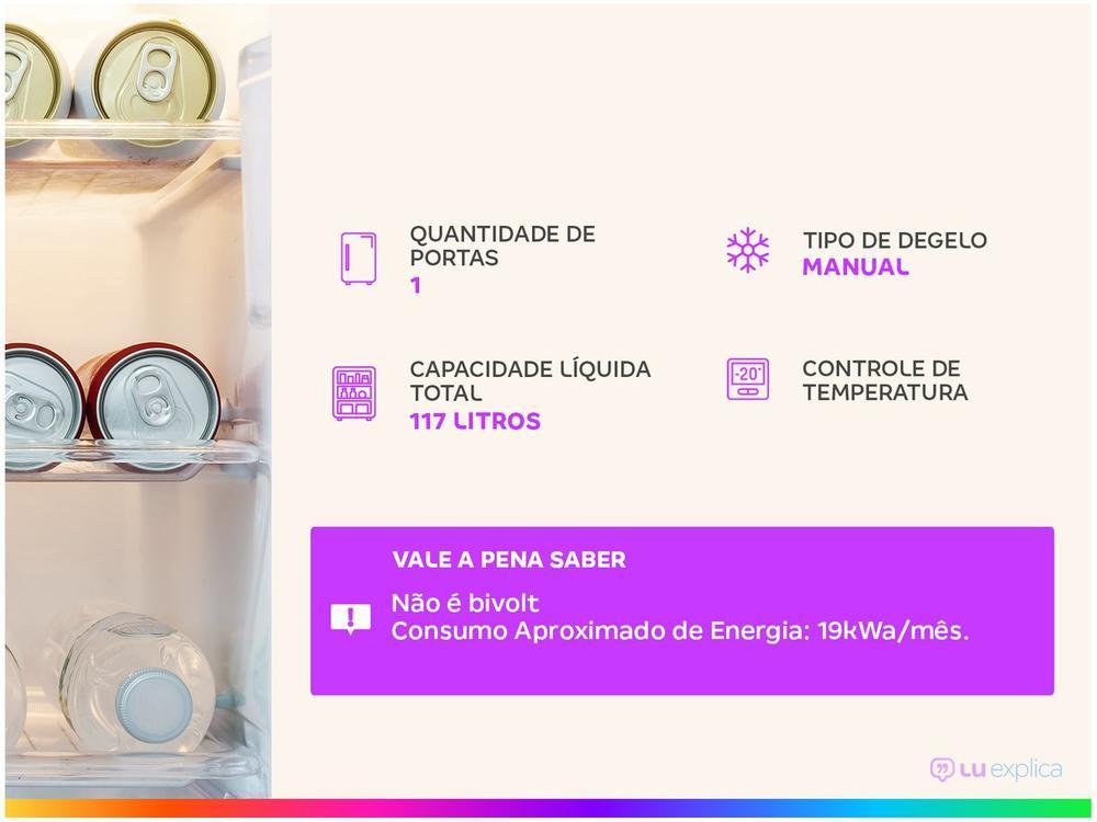 Frigobar Consul 117L Branco com Gaveta CRC12C - 2