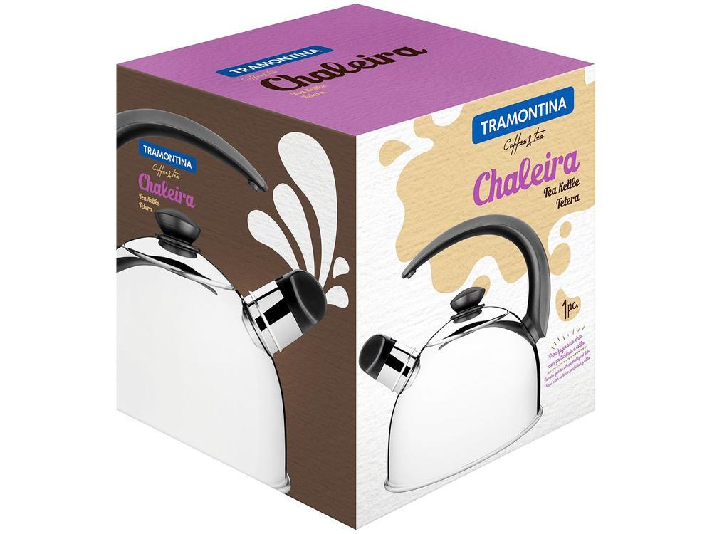 Chaleira Tramontina Inox com Apito 2,1L Brava 61483013 - 3