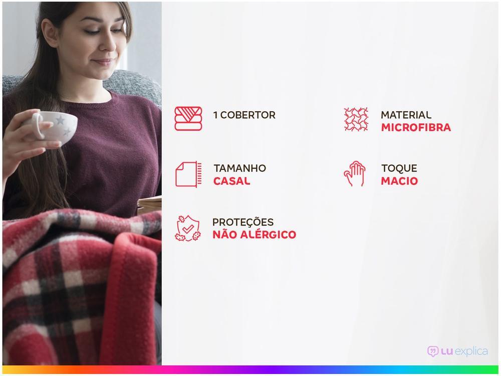 Cobertor Casal Jolitex Microfibra 100% Poliéster - 5