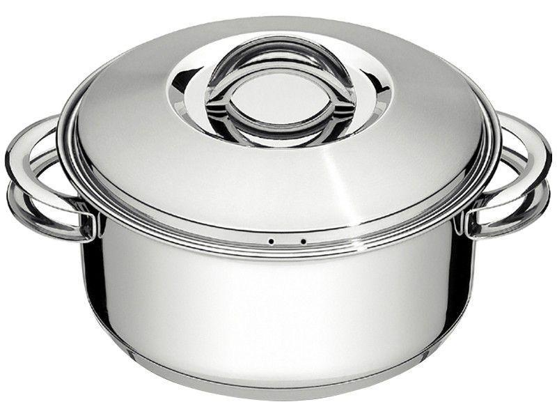 Caçarola Rasa Inox Fundo Triplo 28cm 7,1L Solar Tramontina 62503280 - 7