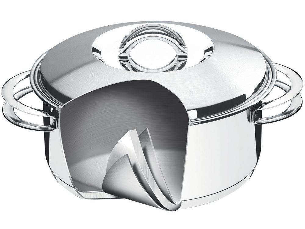 Caçarola Rasa Inox Fundo Triplo 28cm 7,1L Solar Tramontina 62503280 - 9