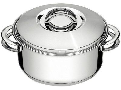 Caçarola Rasa Inox Fundo Triplo 28cm 7,1L Solar Tramontina 62503280