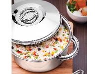 Caçarola Rasa Inox Fundo Triplo 28cm 7,1L Solar Tramontina 62503280 - 12