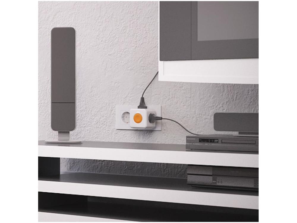 Multiplicador de Tomadas 4 Saídas com Controle - 3