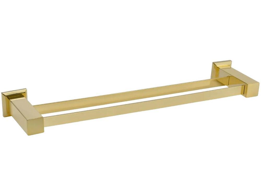 Porta-Toalha de Parede 51cm Dourado Gold - 1
