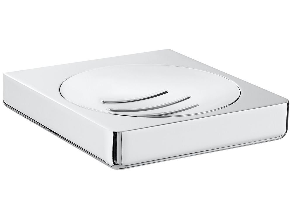 Saboneteira de Parede de Metal Cromado - 1