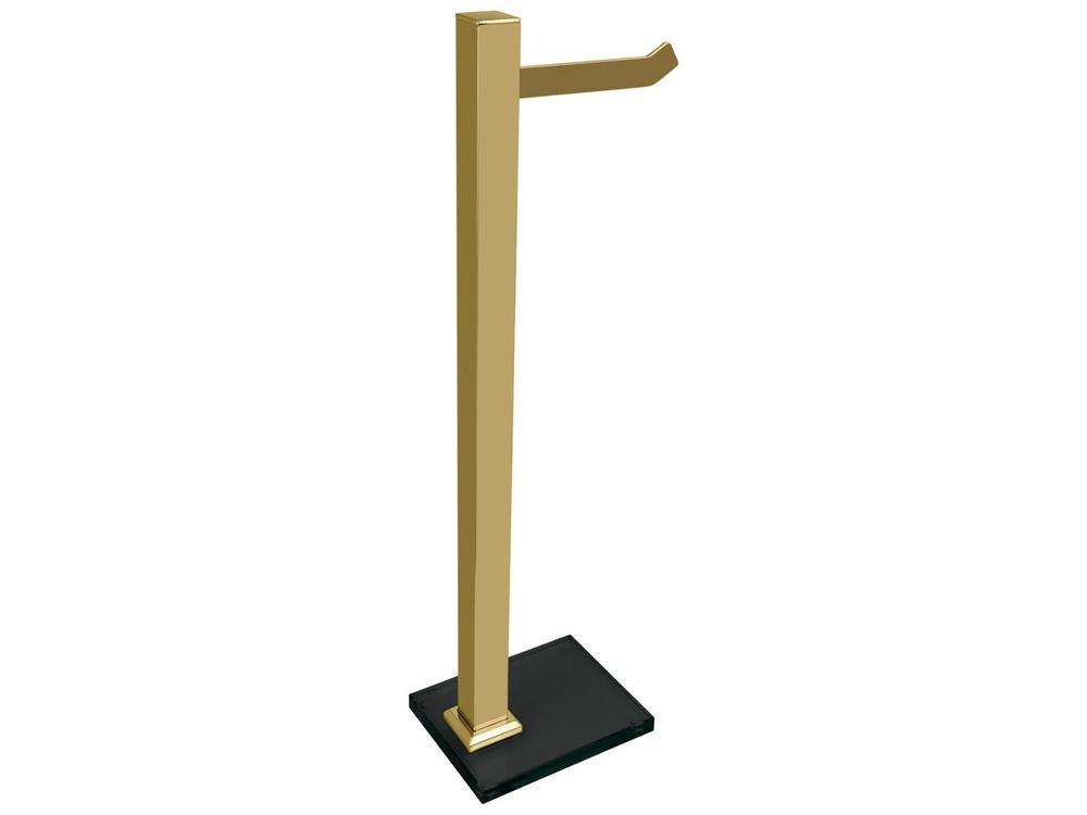 Porta Papel Higiênico Chão 1 Rolo Gold GO5076 - 3