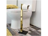 Porta Papel Higiênico Chão 1 Rolo Gold GO5076 - 2
