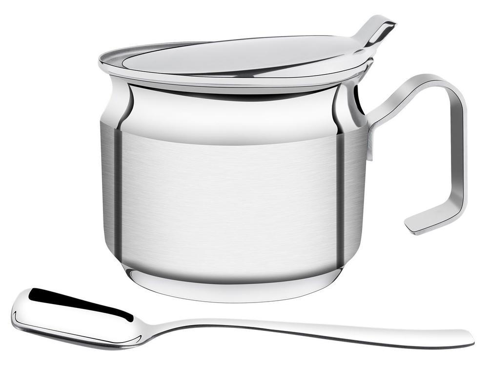 Açucareiro Inox Tramontina com Colher - 1