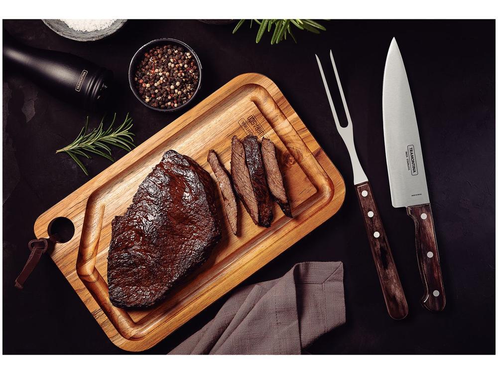 Garfo Trinchante Tramontina Inox Polywood - 2