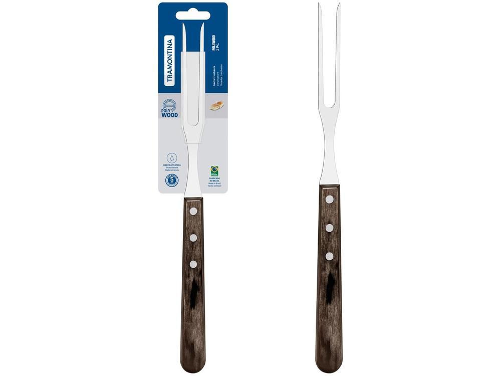 Garfo Trinchante Tramontina Inox Polywood - 4