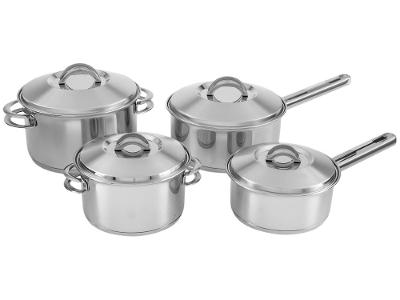 Jogo de Panelas Tramontina Inox  Fundo Triplo 4 Peças Solar 65510760