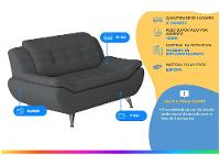 Sofá 2 Lugares Linoforte Mirage - 2