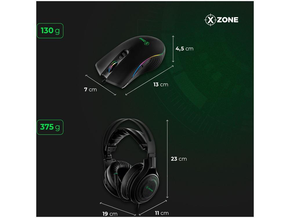 Kit Gamer Teclado Mouse Headset Mouse Pad - 7