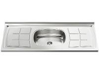 Pia de Cozinha Inox 120x52cm Ghel Plus - 1