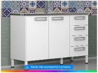 Pia de Cozinha Inox 120x52cm Ghel Plus - 2