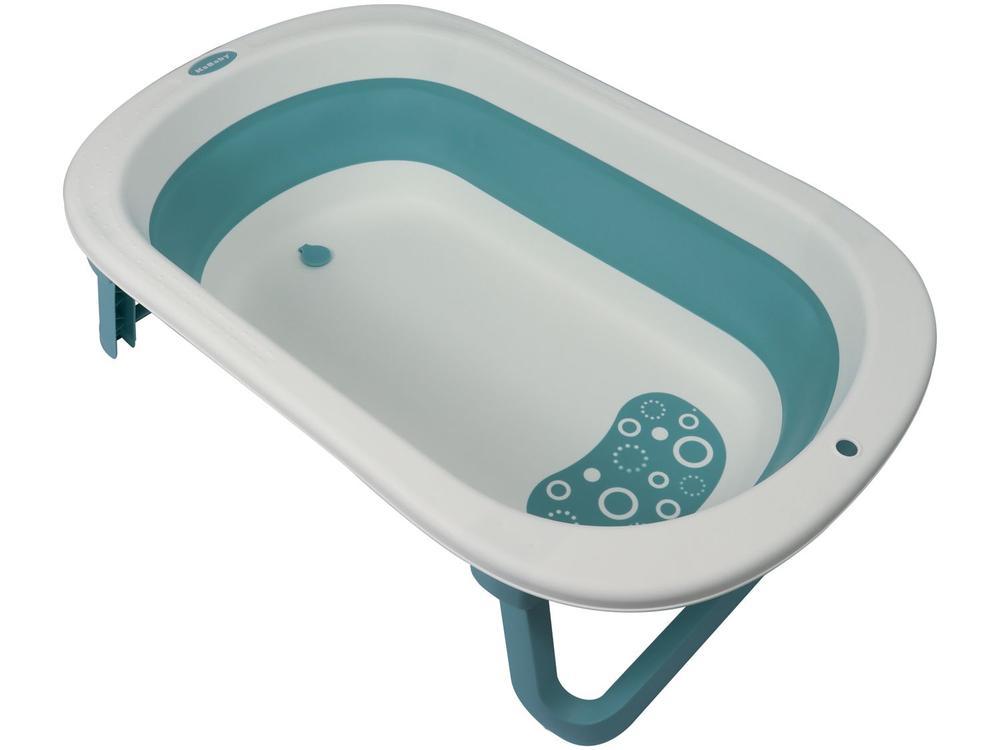 Banheira de Bebê Dobrável KaBaby Infantil Azul - 1