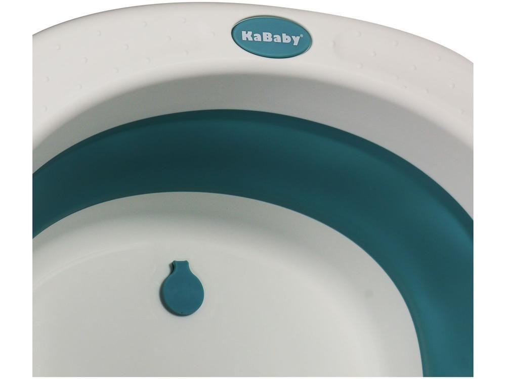 Banheira de Bebê Dobrável KaBaby Infantil Azul - 6