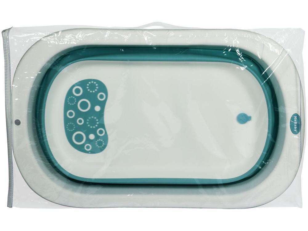 Banheira de Bebê Dobrável KaBaby Infantil Azul - 7