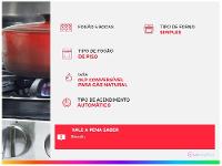 Fogão 5 Bocas Esmaltec Branco Topázio - 2