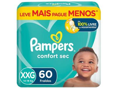 Fralda Pampers Confort Sec Tam. XXG +14kg