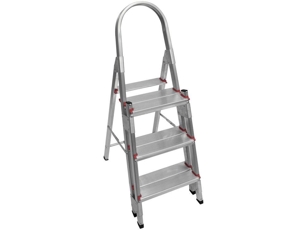Escada de Alumínio Cavalete 3 Degraus - 1