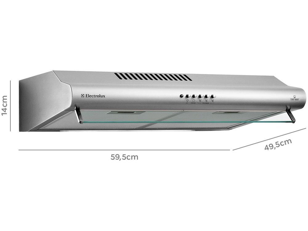 Depurador de Ar Inox Electrolux 60cm 4 Bocas DE60X - 5