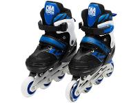 Patins In Line Infantil DM Radical Azul e Preto - 1