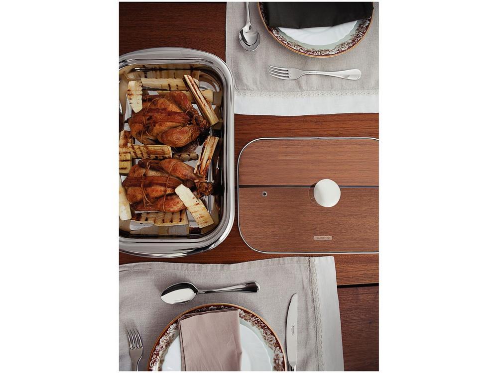 Assadeira Tramontina Retangular de Aço - 3