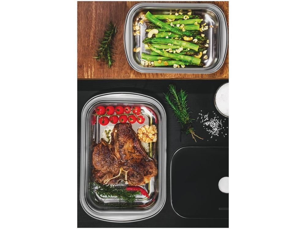 Assadeira Tramontina Retangular de Aço - 4