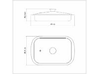 Assadeira Tramontina Retangular de Aço - 5