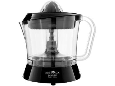 Espremedor de Frutas Britânia Super Turbo Bellagio 350 Preto 35W 1,5L
