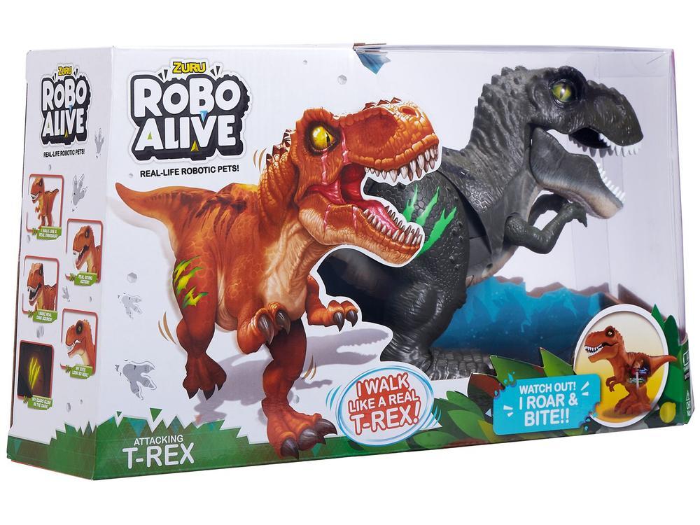 Robô com Movimento Alive T-Rex Emite Som - 7