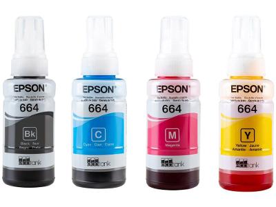 Refil de Tinta Epson EcoTank T664520-4P