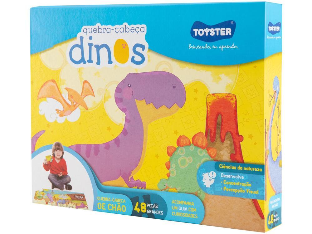 Quebra-cabeça 48 Peças Dinossauros Grandão - 1